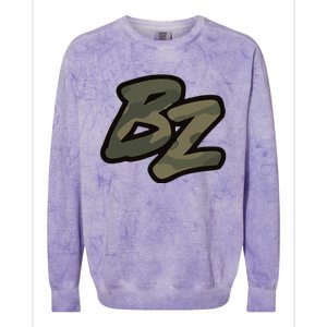 Bz Between A Rock And A Hard Place Colorblast Crewneck Sweatshirt