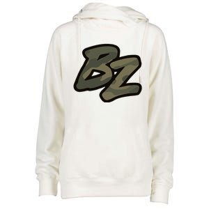 Bz Between A Rock And A Hard Place Womens Funnel Neck Pullover Hood