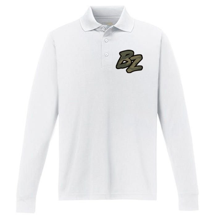 Bz Between A Rock And A Hard Place Performance Long Sleeve Polo