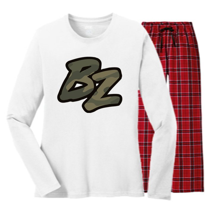 Bz Between A Rock And A Hard Place Women's Long Sleeve Flannel Pajama Set 