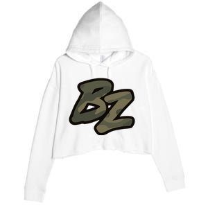 Bz Between A Rock And A Hard Place Crop Fleece Hoodie