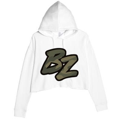 Bz Between A Rock And A Hard Place Crop Fleece Hoodie