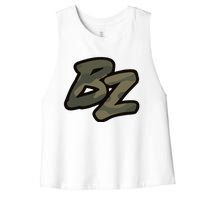 Bz Between A Rock And A Hard Place Women's Racerback Cropped Tank