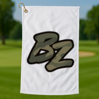 Bz Between A Rock And A Hard Place Golf Towel
