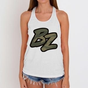 Bz Between A Rock And A Hard Place Women's Knotted Racerback Tank