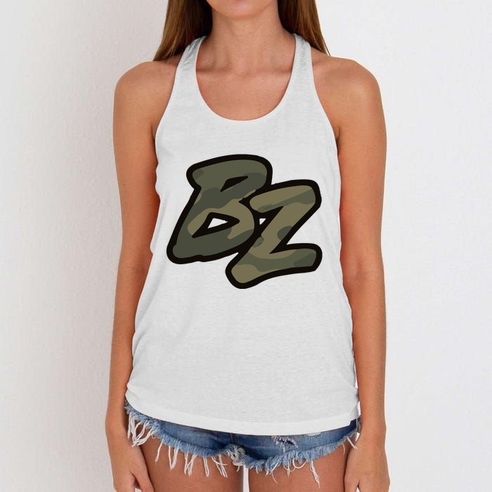 Bz Between A Rock And A Hard Place Women's Knotted Racerback Tank