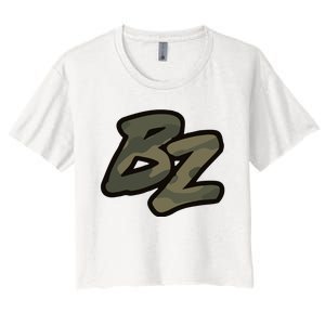 Bz Between A Rock And A Hard Place Women's Crop Top Tee