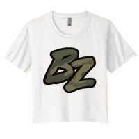 Bz Between A Rock And A Hard Place Women's Crop Top Tee