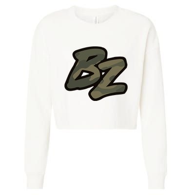 Bz Between A Rock And A Hard Place Cropped Pullover Crew