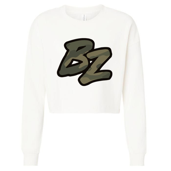 Bz Between A Rock And A Hard Place Cropped Pullover Crew