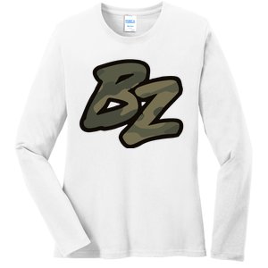 Bz Between A Rock And A Hard Place Ladies Long Sleeve Shirt