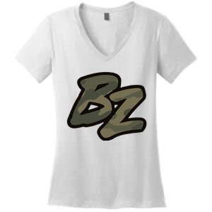 Bz Between A Rock And A Hard Place Women's V-Neck T-Shirt