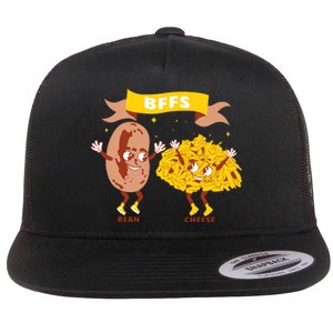 Bffs Bean And Cheese Flat Bill Trucker Hat