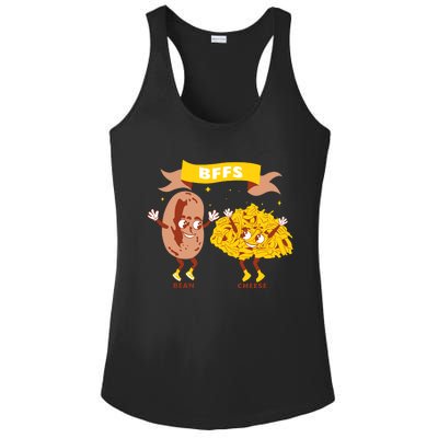 Bffs Bean And Cheese Ladies PosiCharge Competitor Racerback Tank