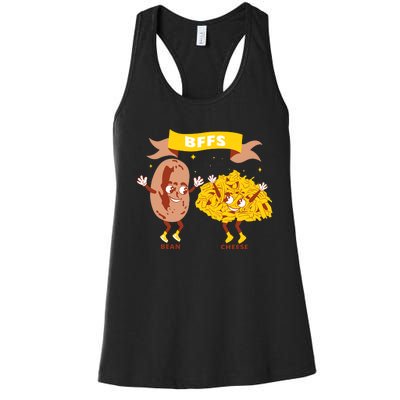 Bffs Bean And Cheese Women's Racerback Tank