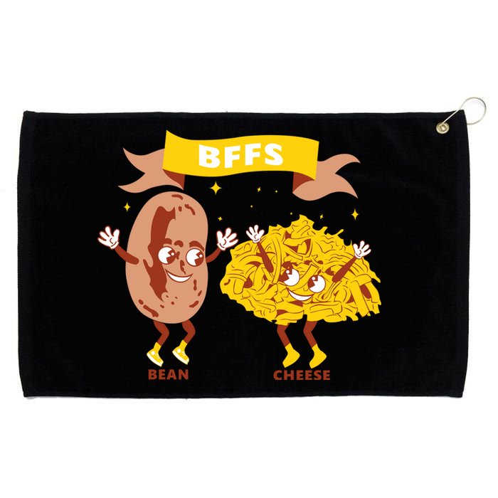 Bffs Bean And Cheese Grommeted Golf Towel