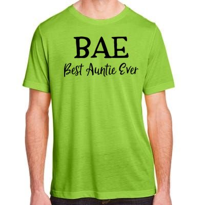 Bae Best Auntie Ever Mothers Day Christmas Aunt Gift Adult ChromaSoft Performance T-Shirt