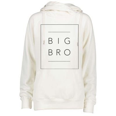 Big Brother Announcement Promoted To Big Bro Womens Funnel Neck Pullover Hood