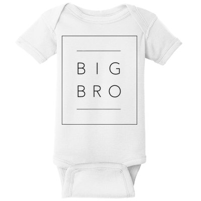 Big Brother Announcement Promoted To Big Bro Baby Bodysuit