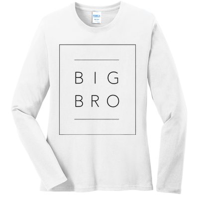 Big Brother Announcement Promoted To Big Bro Ladies Long Sleeve Shirt