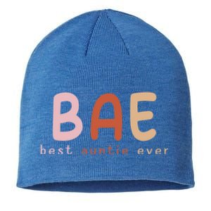 Bae Best Auntie Ever Funny Gift For Aunts And Aunties Funny Gift Sustainable Beanie