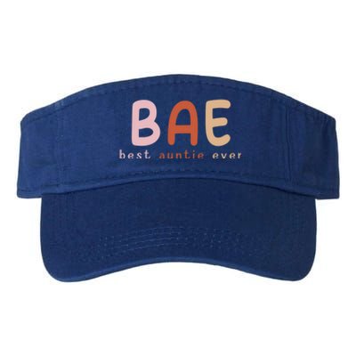 Bae Best Auntie Ever Funny Gift For Aunts And Aunties Funny Gift Valucap Bio-Washed Visor