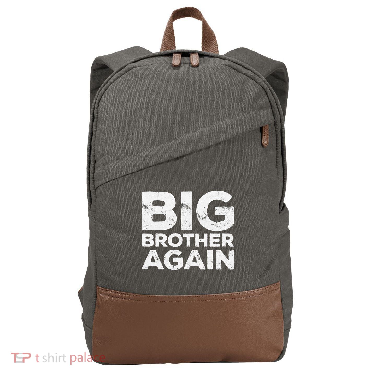 Big Brother Again Bro Cotton Canvas Backpack