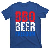 Bbq Beer And Freedom Funny July 4th Patriotic Gift T-Shirt