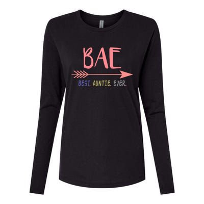 Bae Best Auntie Ever Meaningful Gift Gift For Best Aunt Ever Womens Cotton Relaxed Long Sleeve T-Shirt