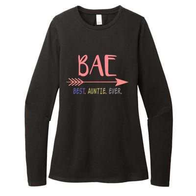 Bae Best Auntie Ever Meaningful Gift Gift For Best Aunt Ever Womens CVC Long Sleeve Shirt