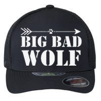 Big Bad and Wolf Funny Wolves Werewolf Cool Dog Gift Flexfit Unipanel Trucker Cap