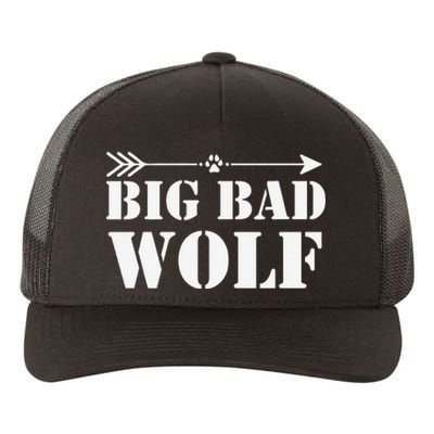 Big Bad and Wolf Funny Wolves Werewolf Cool Dog Gift Yupoong Adult 5-Panel Trucker Hat