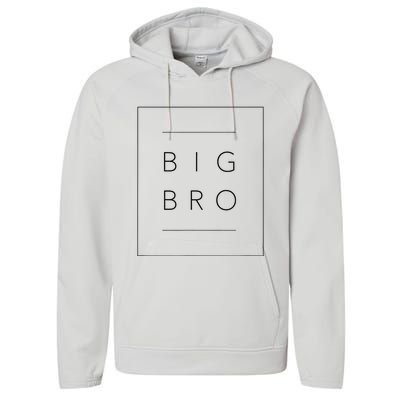 Big Brother Announcement Promoted To Big Bro Performance Fleece Hoodie