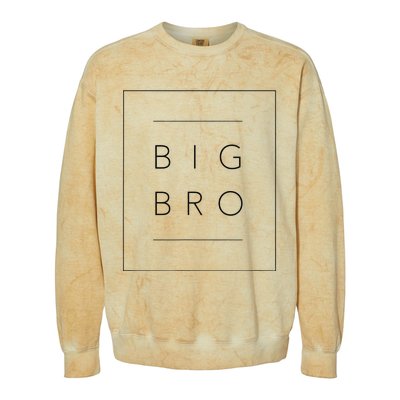 Big Brother Announcement Promoted To Big Bro Colorblast Crewneck Sweatshirt