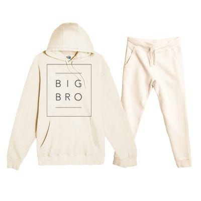 Big Brother Announcement Promoted To Big Bro Premium Hooded Sweatsuit Set