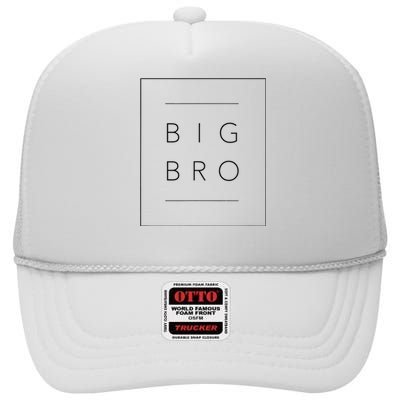 Big Brother Announcement Promoted To Big Bro High Crown Mesh Back Trucker Hat