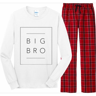 Big Brother Announcement Promoted To Big Bro Long Sleeve Pajama Set