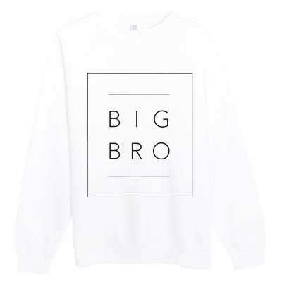 Big Brother Announcement Promoted To Big Bro Premium Crewneck Sweatshirt