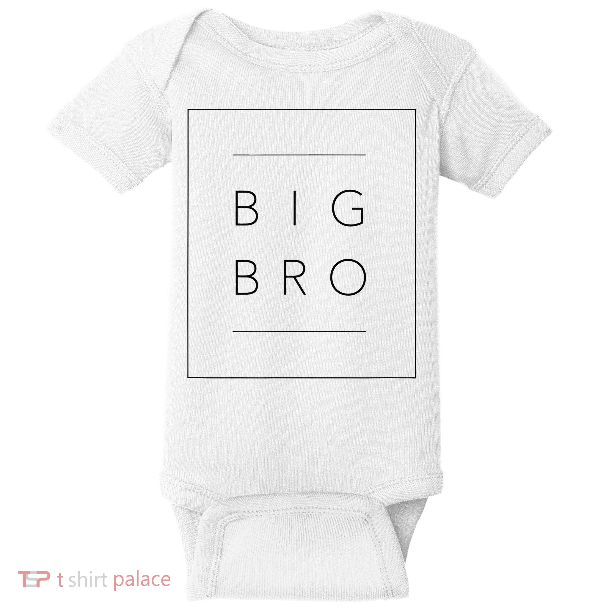 Big Brother Announcement Promoted To Big Bro Baby Bodysuit
