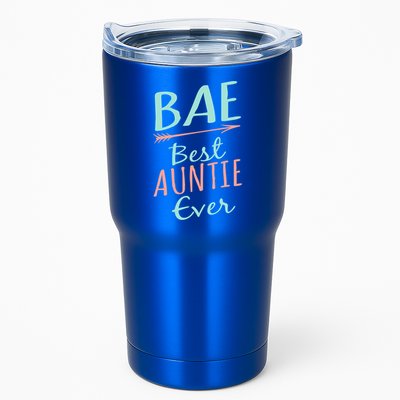Bae Best Auntie Ever Cool Gift Cute Aunt Gift Tumbler