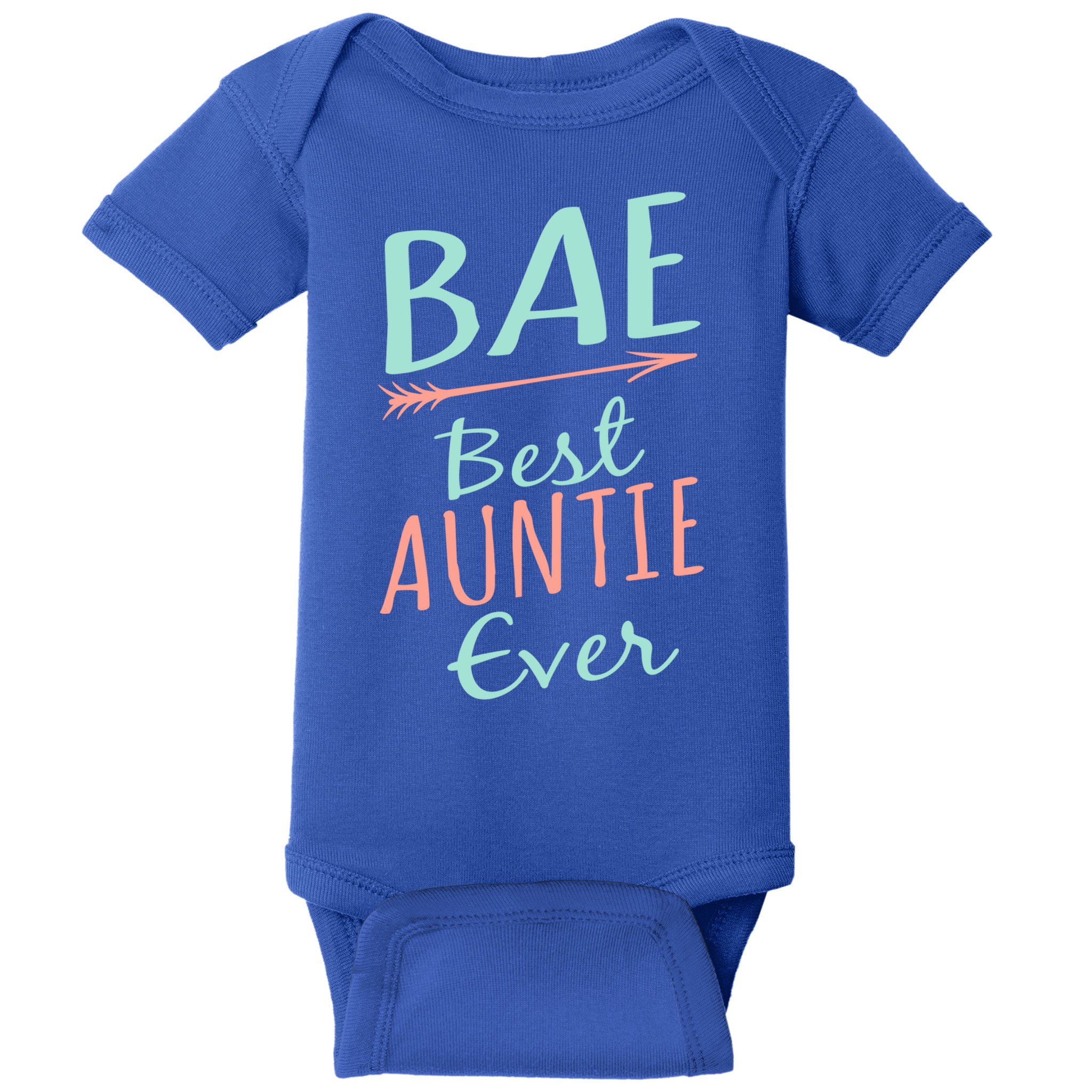 Bae Best Auntie Ever Cool Gift Cute Aunt Gift Baby Bodysuit