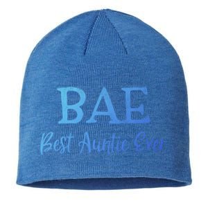 Bae Best Auntie Ever Aunt Christmas Mothers Day Gift Sustainable Beanie