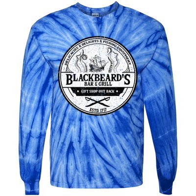 BlackbeardS Bar And Grill Tie-Dye Long Sleeve Shirt