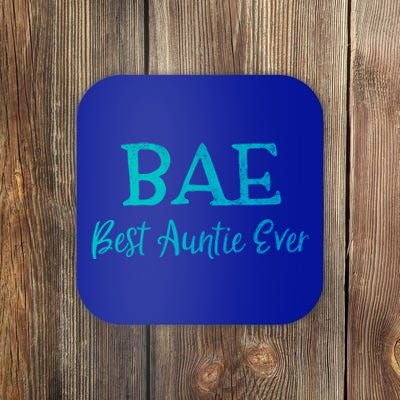 Bae Best Auntie Ever Aunt Christmas Mothers Day Gift Coaster