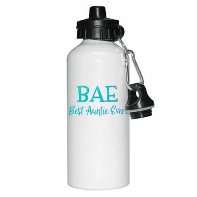 Bae Best Auntie Ever Aunt Christmas Mothers Day Gift Aluminum Water Bottle