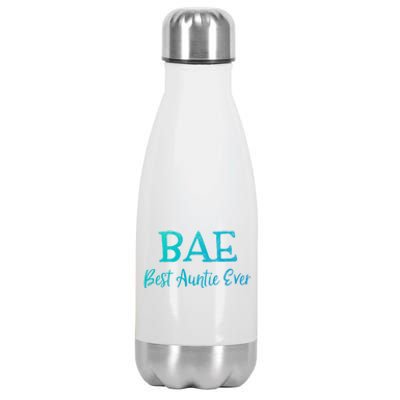 Bae Best Auntie Ever Aunt Christmas Mothers Day Gift Stainless Steel Insulated Water Bottle