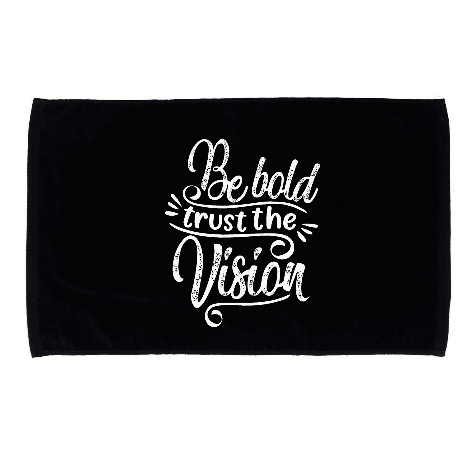 Be Bold And Trust The Vision Motivational Microfiber Hand Towel