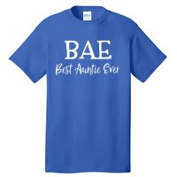 Bae Best Auntie Ever Aunt Mothers Day Christmas Gift Tall T-Shirt