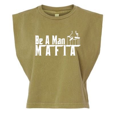 Boston Be A Man Mafia Garment-Dyed Women's Muscle Tee