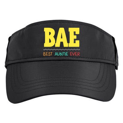 Bae Best Auntie Ever Bae Aunt Best Aunt Funny Auntie Gift Adult Drive Performance Visor
